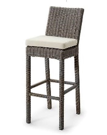 Dining Retirement Delmar Barstool Grey wicker