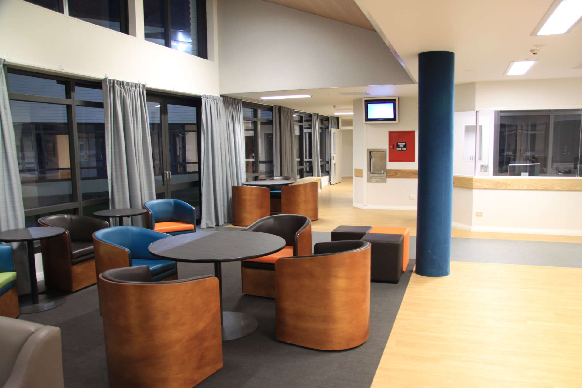 challenging environments lounge Realm Plus Tub Chair, in lounge setting