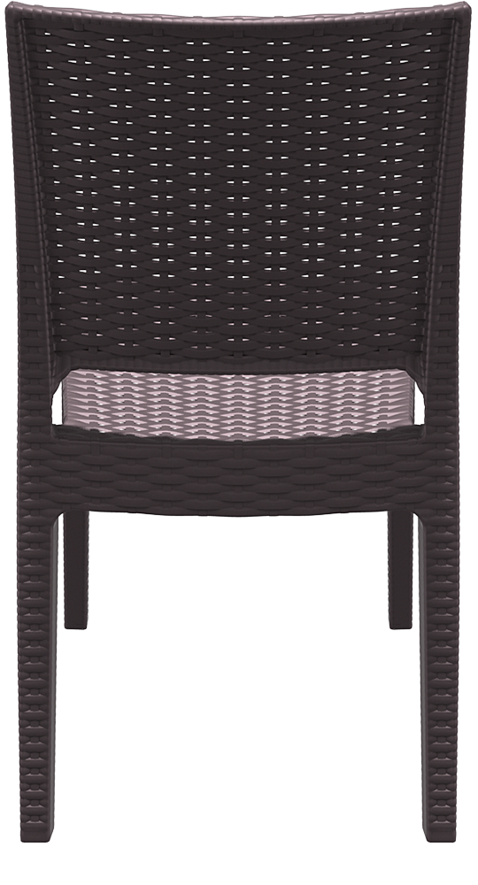 Hospitality Outdoor Miami Chair, back view