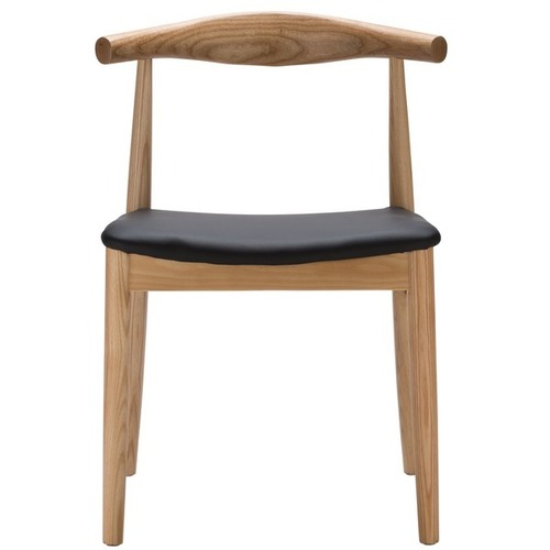Hospitality Dining Elbow Chair Oak - Front View