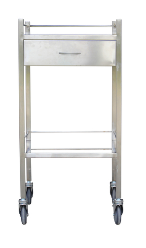 Medistar Stainless Steel Trolley - 1 drawer