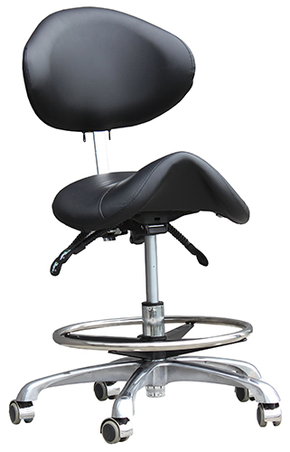 Tilt Saddle Chair with Foot Ring